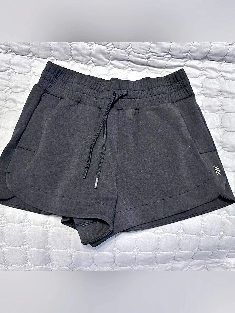 Rhone Dreamglow Shorts Women's Heather Black Like New, worn once
